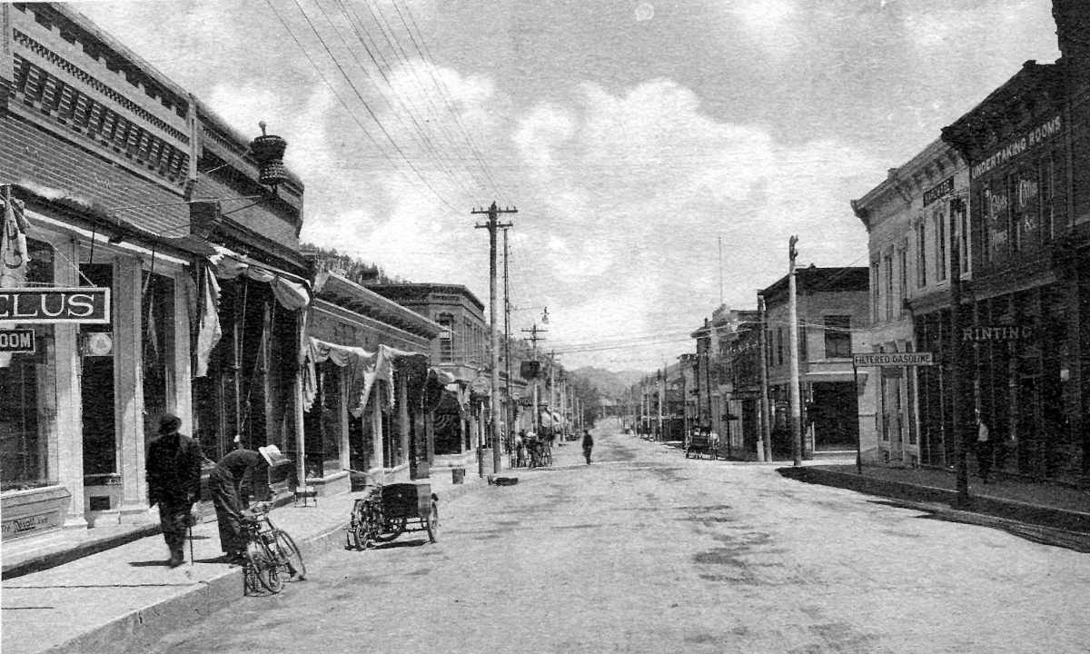 historic photo of Idaho Springs